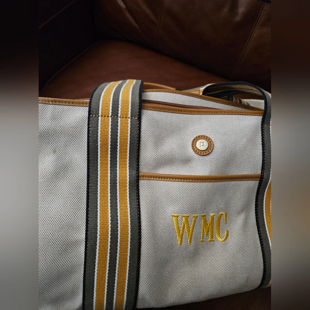 Paravel Cabana Tote Monogrammed Gently Used